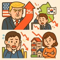 트럼프 행정부, 한국에 25% 상호 관세 부과: 국내 증시 및 부동산 시장 영향은?
