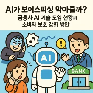 AI가 보이스피싱 막아줄까? 금융사 AI 기술 도입 현황과 소비자 보호 강화 방안
