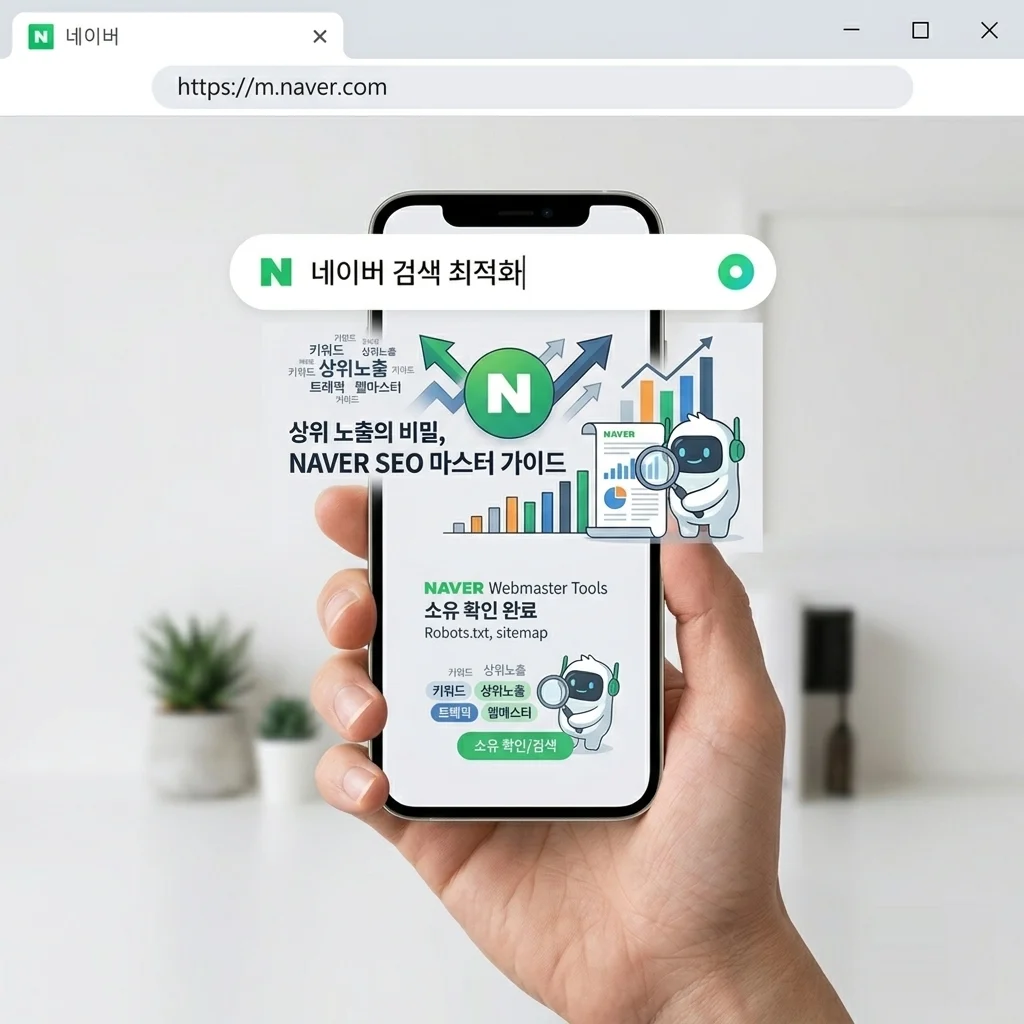 네이버 검색엔진 최적화 SEO 가이드 및 웹마스터도구 설정 방법